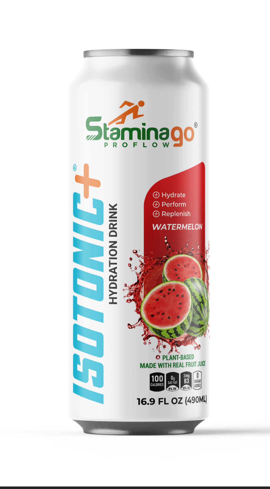 StaminaGo ProFlow ISOTONIC+ – Watermelon